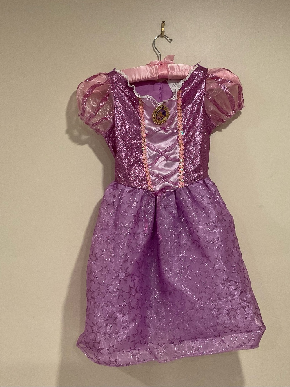 Disney Rapunzel Purple Sparkle Princess Costume Dress